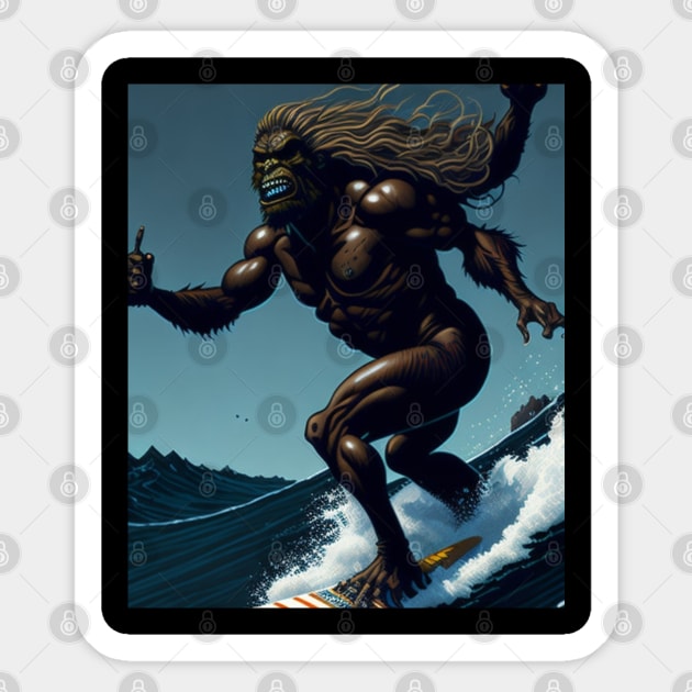 Bigfoot breaks hearts, rips sassy farts, and Sasquatch surfs